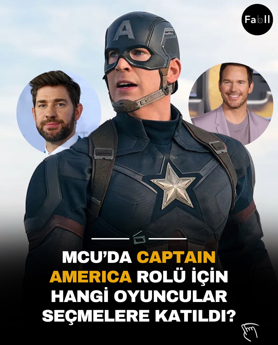 Captain America rolü için kimler seçmelere katılmıştı? 🫡